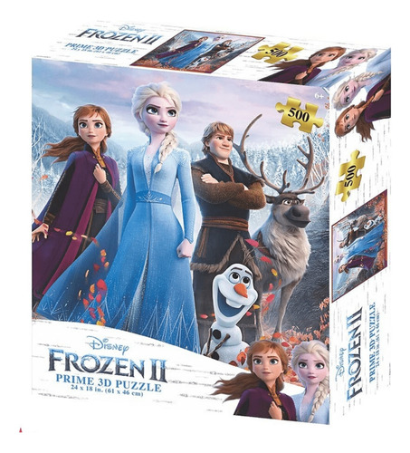 Frozen Puzzle Rompecabezas 3d Holografico 500 Piezas 