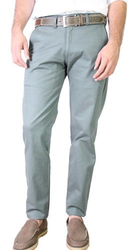 Colores Surtidos Pantalones Dril Elástico Slim Fit