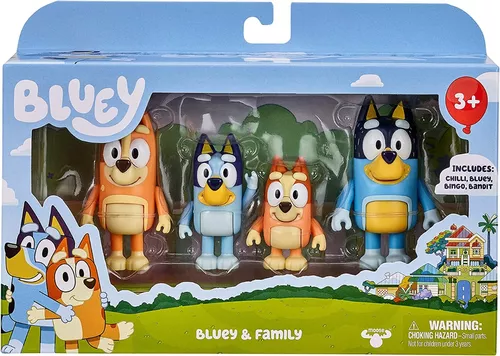 Set Figuras De Bluey Y Su Familia