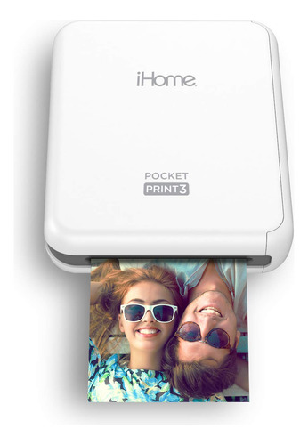 Ihome Pocketprint3 - Impresora De Fotos Mvil, Impresiones Cu