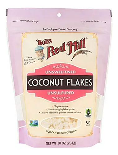 Coco Rallado Sin Azúcar Bob's Red Mill 10oz X2 - Re Sellable