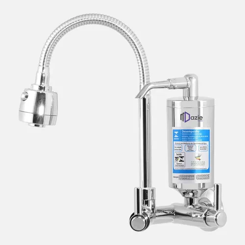 Torneira Dazie Metais Com Filtro Cozinha Para Parede Flexível Móv...