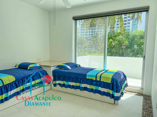 Cad Xcaret 15. ¡escápate Al Paraíso! Casa Con Alberca Privada, Jardín Y Club De Playa En Acapulco Diamante