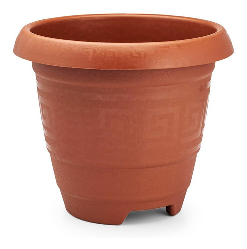 Maceta Redonda Para Plantas Macetero Jardin 15 L Terracota