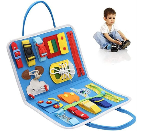 Gift Busy Board Felt Bag Dress Up Teaching Diy Education