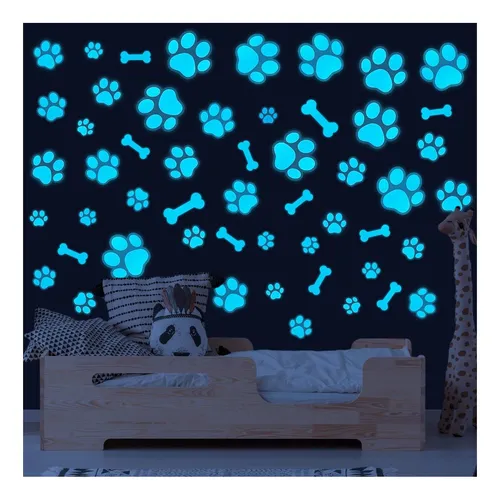 comprar Pegatinas De Estampado De Patas Para Perros Que Brillan En