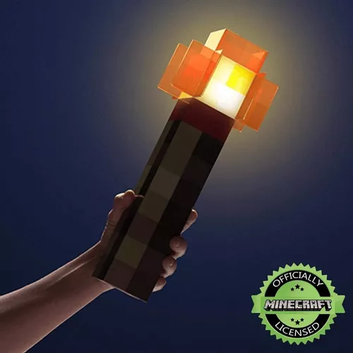 Lámpara antorcha del Minecraft