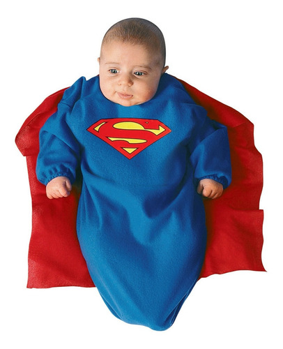 Disfraz De Superman Talla Nwb Recién Nacido, Halloween