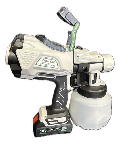 Pistola De Pintura A Bateria Nauber Nbr Power Spray 410