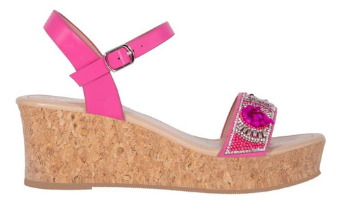 Sandalia Casual Vi Line 2165 De Dama En Fiusha