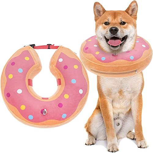 Bingpet Collar De Cono Inflable Para Perros, Collar Sn7m1