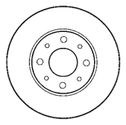 Disco Freno Delantero (240mm) Fiat Strada 01-04