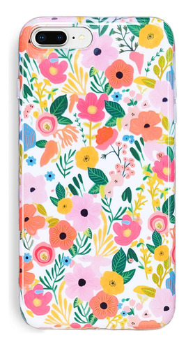Funda Para iPhone 8 Plus iPhone 7 Plus Floral 5.5 PuLG Suave