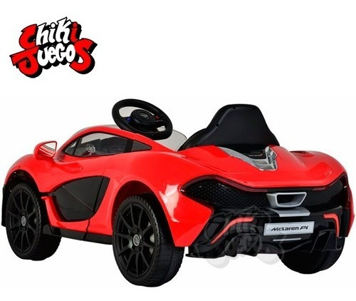 Carro A Bateria Niño Niña Mclaren Asientocuero Llantas Jebe