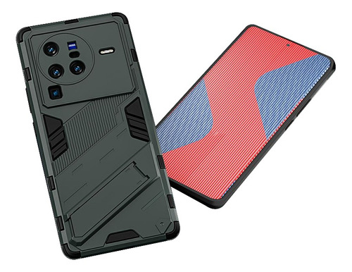 Funda De Plástico Para Vivo X80 Pro Con Cubierta De Soporte