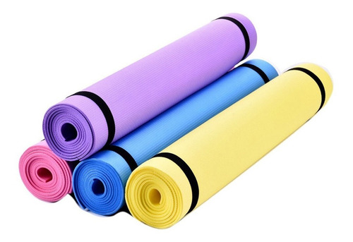 Colchoneta Yogamat Pilates Gimnasia Abdominales 4mm Crazy