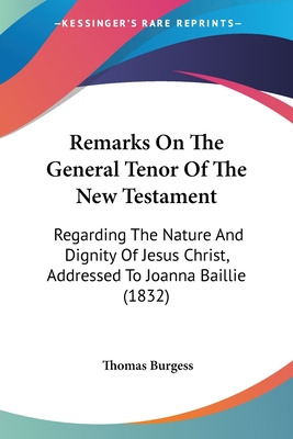 Libro Remarks On The General Tenor Of The New Testament: ...