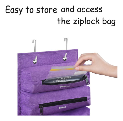 Organizador De Bolsas Ziplock Compatible Con Bolsas Ziploc D