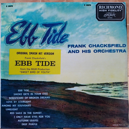 Frank Chacksfield - Ebb Tide - Lp Vinyl - Jazz