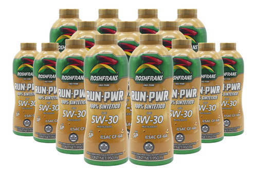 Aceite Sintético Run-pwr Roshfrans 5w30 950 Ml 15 Botellas