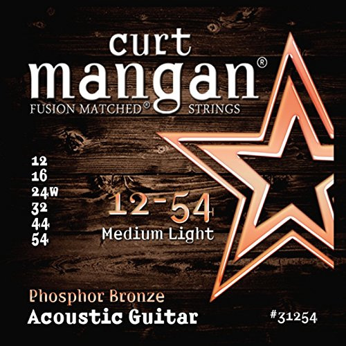 Curt Mangan Fusion Matched Phosphor Brnze Acustica Cuerda 