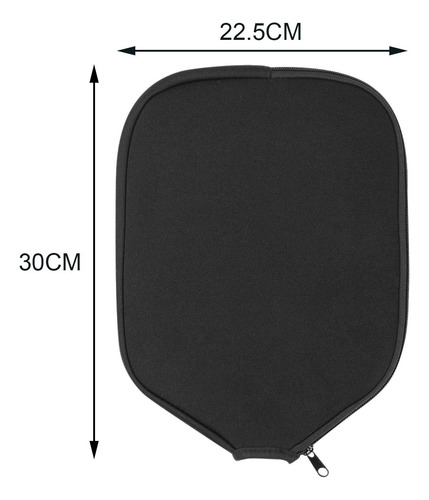 Pickleball Paddle Cover Only Protector Zipper Closure Table