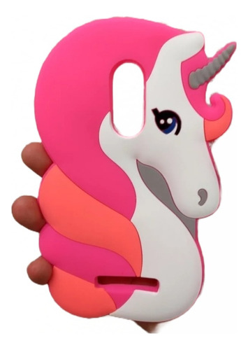 Funda Compatible Xia Note 4/4x Silicon 3d Unicornio