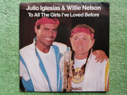 Eam 45 Rpm Vinilo Julio Iglesias & Willie Nelson 1984 Cbs 