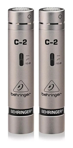 Microfono Behringer C2 Par Condensador Estudio Con Estuche