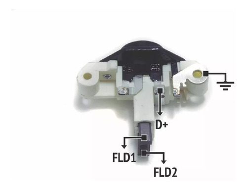 Imagen 3 de 3 de Regulador Voltaje Nosso Chevrolet Corsa Vectra Astra Blazer
