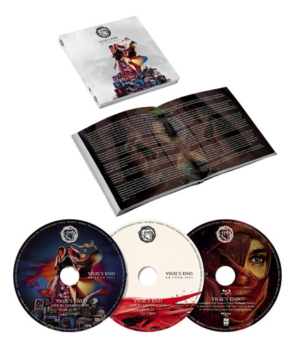 Fish (ex-marillion) Vigil's End - Uk Tour 2021 Blu-ray + 2cd Versão Do Álbum Edição Deluxe