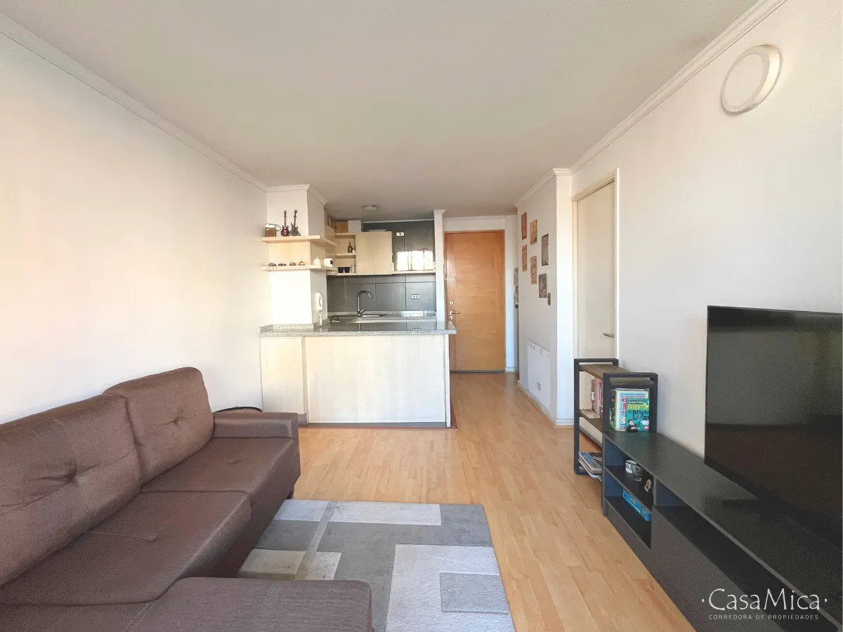 Imagen 1 de 16 de 1d+1b Con Terraza, Excelente Ubicación Y Espacios Comunes