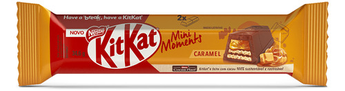 Chocolate Kitkat Nestle Minimoments Caramel Barra De 2 Unds
