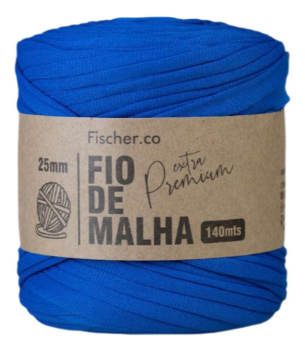 Fio De Malha Fischer 140m Crochê Artesanato Cores Especiais Cor 66 ROYAL (COR ESPECIAL)