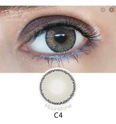 Imagen 3 de 10 de Freshlady - Moonstone Lentes De Contacto Anuales