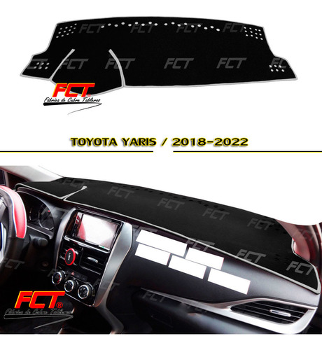 Cubre Tablero Premium/ Toyota Yaris 2018 2019 2020 2021 2022