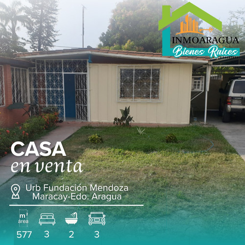 Casa En Venta/ Fundación Mendoza, Maracay/ Yp1390