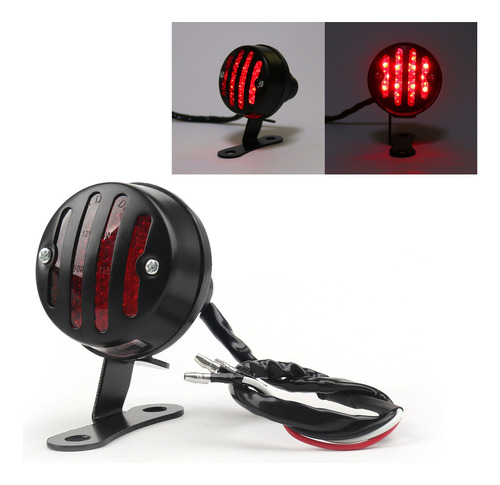 Luz Trasera Grill Brake Stop Running Para Harley Cafe Racer