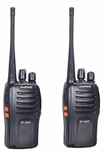 Handie Baofeng Bf-666s Uhf Vox Manos Libres 5w X2 Unidades