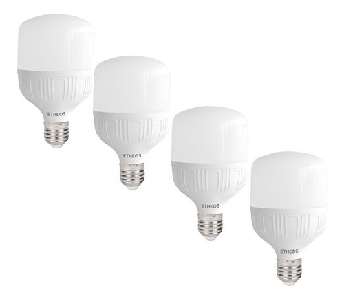 Lamparas Alta Potencia Led 20w Luz Fría Base E27 X 4 Uni