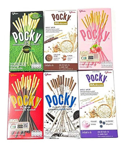 Paquete Variado De 6 Sabores Pocky Biscuit Stick (paquete De