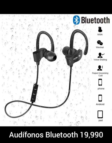 Oferta! Audífonos Bluetooth Con Gancho