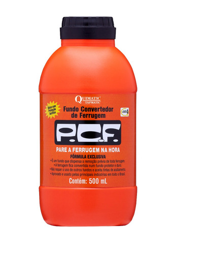 Fundo Convertedor De Ferrugem Pcf 500 Ml Quimatic