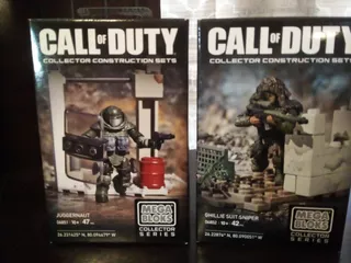Call Of Duty Mega Bloks- Set De Figuras Juggernaut Y Ghillie