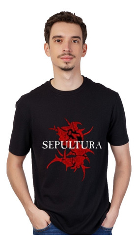 Sepultura - Remera Negra - Manga Corta Unisex - Rock Musica