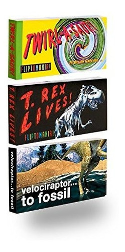 Fliptomania Dinosaurio Flipbooks 3 pack