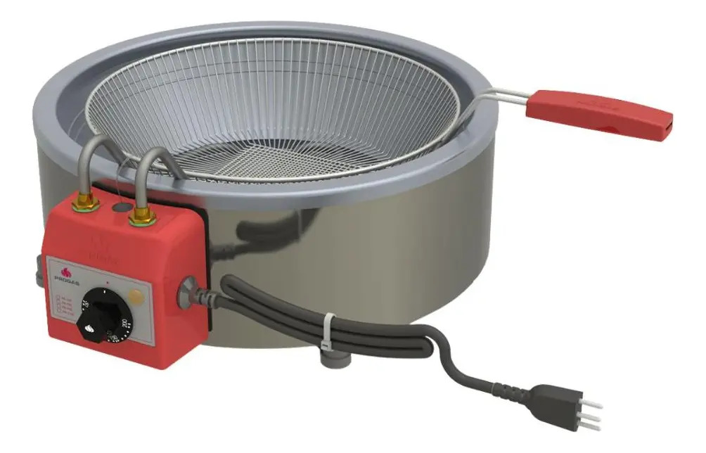 Fritadeira industrial elétrica Progás PR-70 E 7L aço inoxidável 50 Hz x 60 Hz