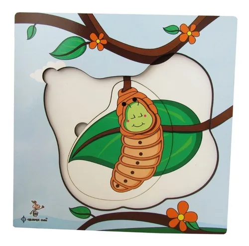 Rompecabezas de madera mariposa sales