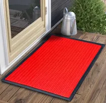 Comprar Felpudo Rojo Alto Transito Antideslizante 40x60cm Kreatex