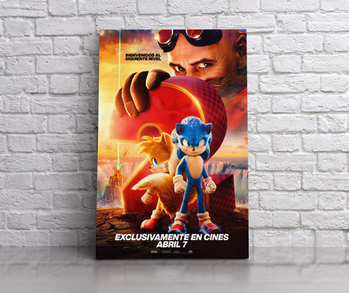Carteles Sonic The Hedgehog Posters Cine 30x20 Cm